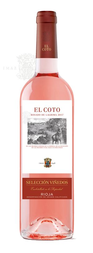 un vino rosado de el coto de rioja
