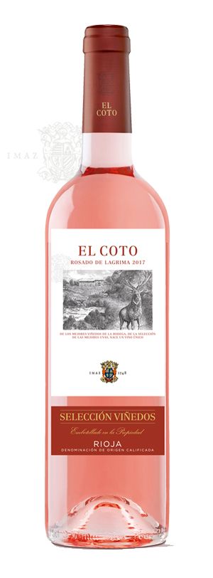 un vino rosado de el coto de rioja