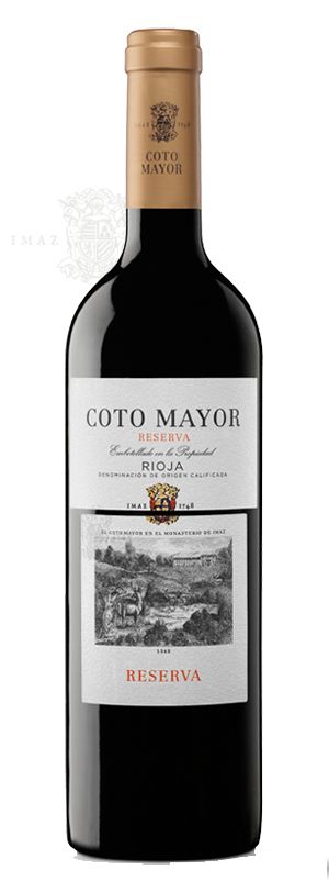 un vino rioja reserva el coto mayor