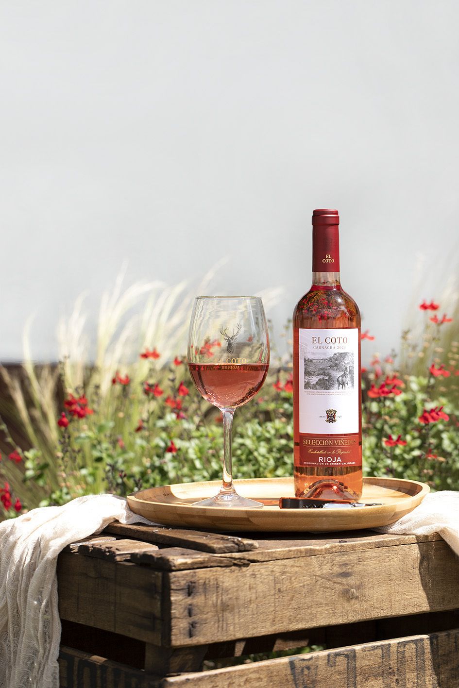 Vino Tempranillo El Coto Selección Viñedos Rosado