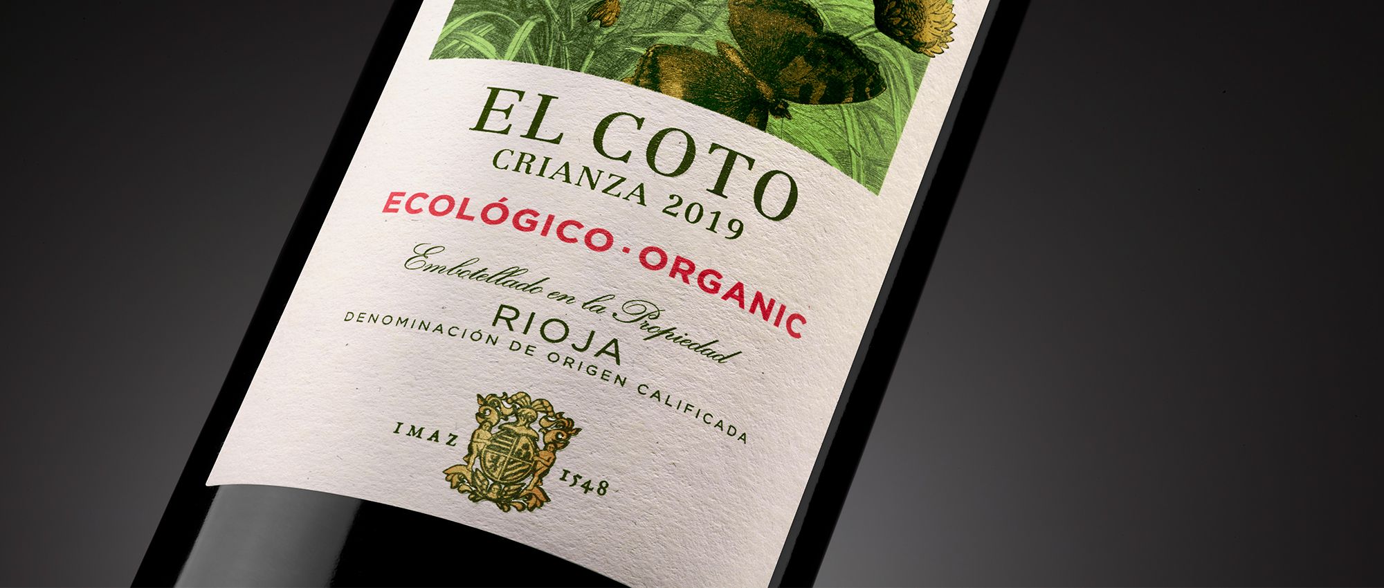 El Coto Crianza Ecológico, un vino ecológico de El Coto de Rioja