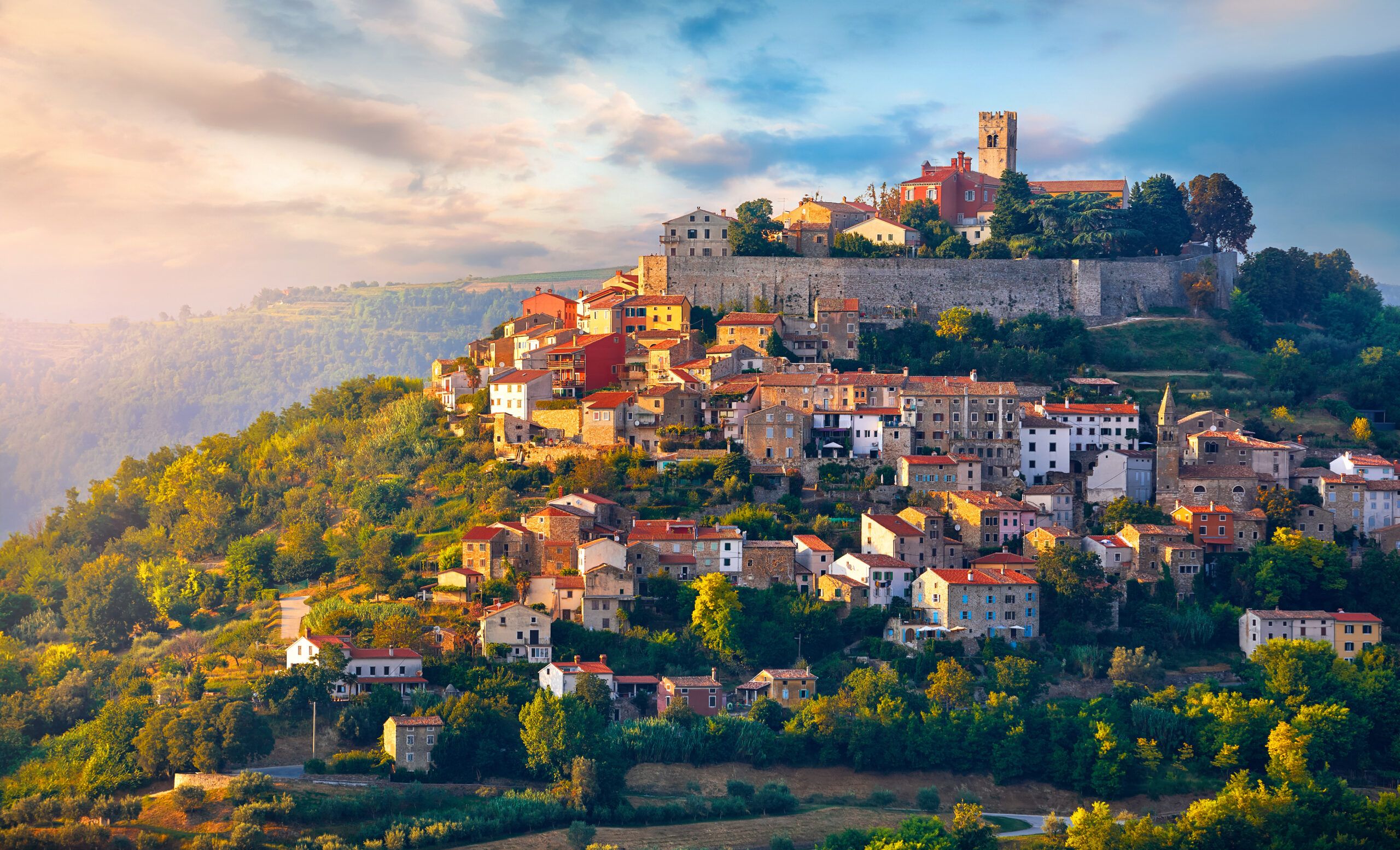 Motovun, Istria, en Croacia, destino de enoturismo